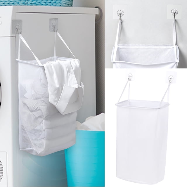 Laundry for Dorm Foldable Laundry Hamper with Handles Space-Saving Tall Laundry Storage Organizer Lightweight and Portable for Laundry Rooms and Apartments