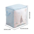 thumbnail image 3 of Large Blanket Clothes Organization,Non-woven Clothes Quilt Storage Bag Foldable Wardrobe Storage Toy Storage Bag, 3 of 3