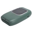 thumbnail image 4 of Mini Neck Fan, Portable Small Desk Fan 2000Mah Large Capacity Battery Usb Rechargeable with Lanyard for Girl Women Men for Indoor Outdoor Ivory White,Peacock Green,, 4 of 7