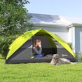 thumbnail image 2 of Outsunny 3-4 Person Pop Up Camping Tent, Waterproof Dome Tent, 2 of 10