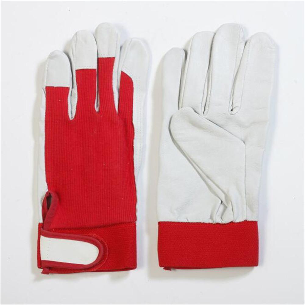 Mechanical Work Glove Welding Leather Heavy Duty Industrial Sport Glove Glove P0V1