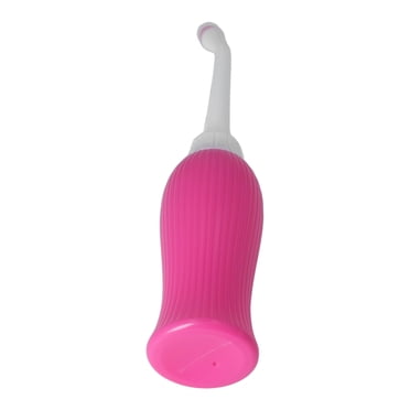 Biberon Péri Post-Partum, Ergonomique Inversé Facile à Saisir 450 ml Bidet Portable pour Maternité Rose