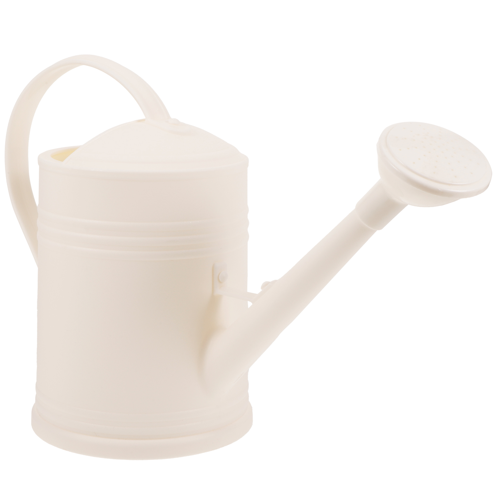 Raindrops Ergonomic White Indoor Watering Can Made from Stable Plastic for Houseplants and Garden Plants