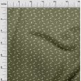 thumbnail image 3 of oneOone Rayon Olive Green Fabric Bird Craft Projects Decor Fabric Printed By The Yard 56 Inch Wide, 3 of 5