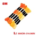 thumbnail image 1 of Broderie Dégradée 8 m 6 Couleurs Accessoires de Broderie Faits à la Main Fil à Broder Fil à Broder Coloré, 1 of 4