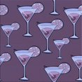 thumbnail image 1 of Ahgly Company Tapis d'Intérieur Lavable en Machine Carré Transitionnel Prune Violet, 5 Pieds Carré, 1 of 7