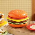 thumbnail image 3 of Hxlamzoo 6-Piece Ceramic Hamburger Plates Set (4x4x4 Inch) - Dishwasher Safe, Durable Stackable Appetizer Dishes for Home Kitchen & Party Use, 3 of 7