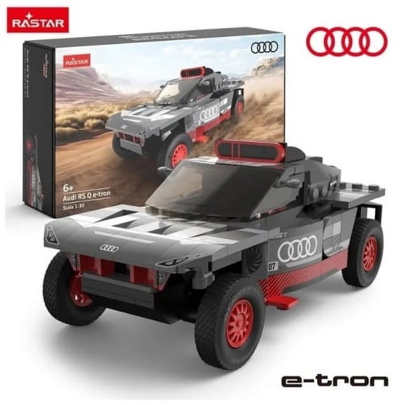 Rastar Audi RS Q e-tron Model Kit | 1:30 Scale, Officially Licensed | 376 Pieces | Educational STEM Toy