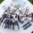thumbnail image 3 of Lattice Dog Dress Clothes Classic Dog Collars And Harnesses Leash Rope For Small Medium Puppy Chihuahua Clothes Yorkie, 3 of 6