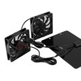 thumbnail image 4 of Solar Panel Fan Kit, 10W 12V Solar Powered Fan Outdoor Waterproof, Portable Ventilator Exhaust Fan with 2M Long Cable, 4 of 6