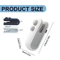thumbnail image 3 of 1 Pcs Mini Bag Sealer,3.74 Inch Rechargeable Usb Bag Sealer Heat Seal Machine,2 In 1 Heat Sealer&Cutter,Small Chip Bag Sealer Heat Seal,Portable Resealer Machine Sealer For Plastic Bags,D, 3 of 9