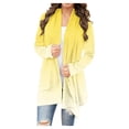 thumbnail image 1 of Pisexur Veste pour Femmes, Cardigans à devant Ouvert, Manteaux Trench, Vestes d'Automne, Mode pour Femmes, Cardigan Imprimé à Manches Longues, 1 of 5