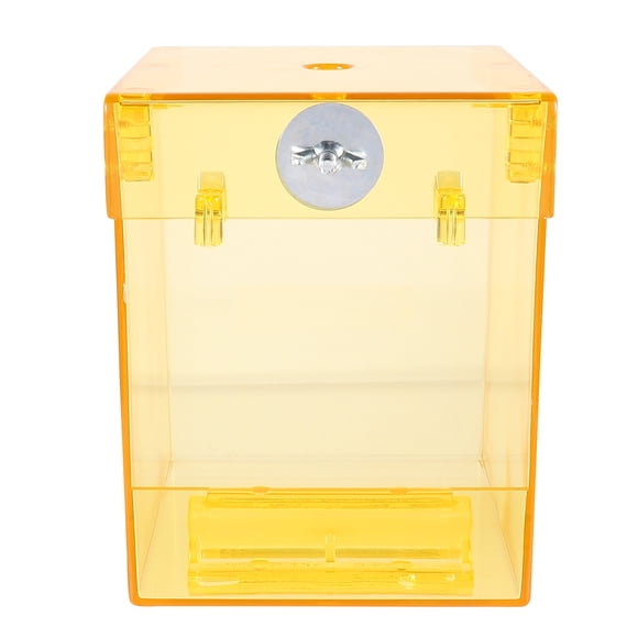 KAKOWELY bird bath box Parrot Bath Box Bird Hanging Bathtub Tube Shower Box Bowl Cage Accessory5.12"X5.12"X6.5"