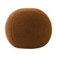thumbnail image 4 of GUOOL , Coussin Rond, Coussin de Siège, Cadeau Mignon pour Chambre, Canapé, Décoration Intérieure, Marron, 4 of 9