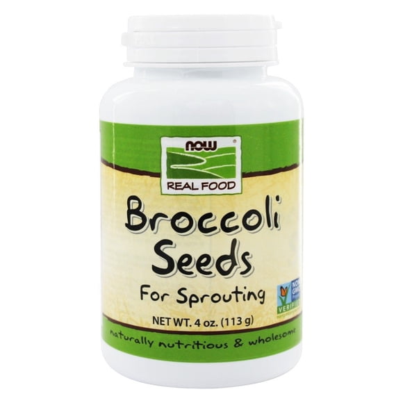 NOW Foods - NOW Real Food Broccoli Seeds - 4 oz.