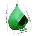 thumbnail image 3 of TIELUTT Outdoor Bird Feeder Spherical Design with Holes and Nesting Feeder Ring Set Squirrel Nesting Boxes Metal Feeders for Outdoors for outside Hanging Pole, 3 of 6