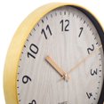 thumbnail image 2 of Truu Design Horloge murale ronde en grain de bois classique, 2 of 4