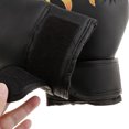 thumbnail image 4 of 2 Paire PU Mousse Rembourré Gant de Boxe Demi Doigt Kickboxing Sparring Punch, 4 of 8