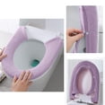 thumbnail image 1 of Birdeem Housse de Siège de Toilette Salle de Bain Douce Plus Épaisse Réchauffeur avec Boutons-Pression Tissu Extensible Lavable Housses de Siège de Toilette Réutilisables Installation Facile Nettoyage, 1 of 1