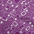 thumbnail image 1 of oneOone Cotton Poplin Purple Fabric Kids Craft Projects Decor Fabric Printed By The Yard 56 Inch Wide, 1 of 4
