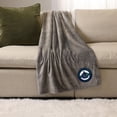 thumbnail image 1 of NHL, NBA, MLB Grey Sports Throw Blanket, 50" x 60", 1 of 5