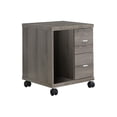 thumbnail image 3 of Monarch Specialties Office, File Cabinet, Printer Cart, Rolling File Cabinet, Mobile, Storage, Work, Laminate, Brown, Contemporary, Modern, 3 of 3