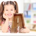 thumbnail image 4 of Wooden English Letter Savings Can with Transparent Glass Front for Coin Storage, 4 of 6