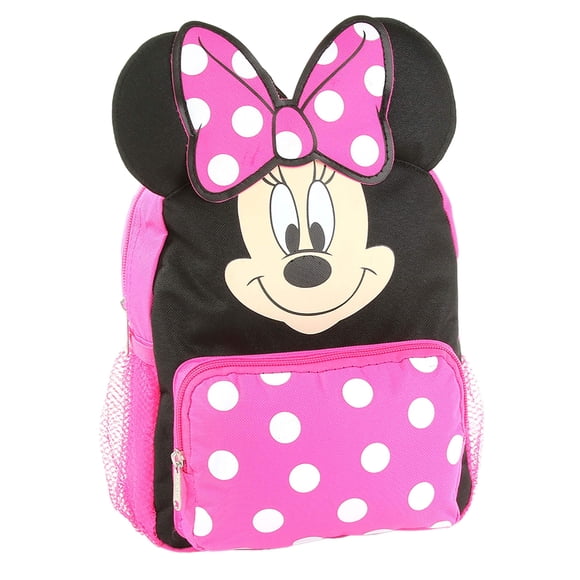Minnie Mouse Grand Visage Petite Fille Sac à Dos 10 Pouces"