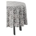 thumbnail image 3 of Vargottam Indoor/OutdoorRoundTablecloth 58 InchRoundTableau ImperméablePatioTableCoupes,Printemps/ÉtéPour Backyard CircularTable/Bbqs/Picnic -Gray, 3 of 8
