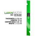 thumbnail image 3 of LawnRAZOR Notched High Lift Blade 72 inch for Bobcat 112111-04 6 Pack 810-CBL2297D, 3 of 7