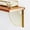 Gold, variant on Bowayaoa Gold Heavy Duty Wall Mounted Metal Triangle Shelf Bracket, Modern Black Support for Bathroom Kitchen Living Room Open Shelving, 110lb Load Capacity