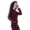 thumbnail image 4 of Moomaya Veste Zippée Unie pour Femmes, Haut de Jogging à Manches Longues avec Poches, 4 of 7