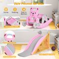 thumbnail image 4 of Patiojoy 5 in 1 Toddler Slide Rocking Toy Rocking Horse Playset with Slide Basketball Hoop Ring Toss Game, 4 of 9