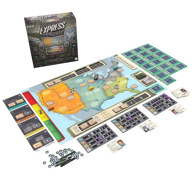 USAopoly Express Route Jeu De Plateau