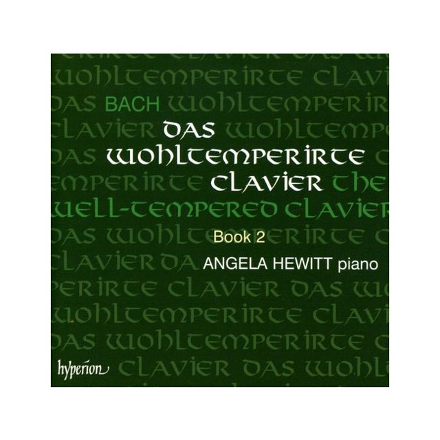 BACH / HEWITT CLAVIER Bien Trempé Livre 2 Disques Compacts