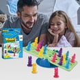 thumbnail image 2 of Rabbit Seesaw Puzzle Desktop Game - Family Party Fun Toy for Kids - Math Learning, Computing Ability Exercise - Easter Montessori Educational Gift, 2 of 6