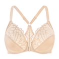 thumbnail image 1 of CHUANK Female Racerback Front Closure Unlined Underwire Bra for Women Black 34B, 1 of 4
