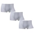 thumbnail image 2 of B91xZ Boxers pour Hommes en Coton Extensible Évacuant L'Humidité avec Poche, Blanc G, 2 of 5