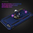thumbnail image 4 of LAICAIW Étui pour iPod Touch 7, Étui iPod Touch 6, Étui Hybride Robuste Antichoc avec Béquille Intégrée pour Apple iPod Touch 7e/6e/5e Génération (Bleu), 4 of 7