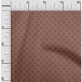 thumbnail image 2 of oneOone Georgette Viscose Brown Fabric Geometric Sewing Craft Projects Fabric Prints By Yard 42 Inch Wide, 2 of 4