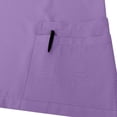 thumbnail image 4 of fheaev Ensemble d'Uniforme d'Infirmière pour Femmes Ensemble de Sarraus Sarraus Médicaux Haut à Col en V avec Poche Pantalon Jogger Uniforme d'Infirmière Athlétique Uni Extensible Évacuant l'Humidité et Facile d'Entretien, 4 of 8