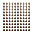 thumbnail image 1 of 200 Set Book Binding Screw 9x5mm Hard Thick Brass Material Uniform Coating Binding Screws Assorted Kit for Photo Album Bronze, 1 of 14