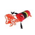 thumbnail image 1 of Langgg Safety Throw Bags Rescue Kayaking Reflective Rope Throw Bag Safety Throw Line Rope Lightweight 31 Meters Non-reflective Rope Red Black Bag, 1 of 9