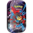 thumbnail image 1 of Pokémon TCG: Mega Heroes Mini Tin – Mega Lucario (1 Sticker, 1 Art Card & 2 Booster Packs), 1 of 3