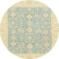 thumbnail image 1 of Ahgly Company Indoor Round Abstract Sage Green Oriental Area Rugs, 8' Round, 1 of 6