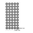 thumbnail image 4 of 2 Sheets Of High Reflective Tear Resistant Marker Points Dot Point Markers Dot Scanning Markers Diffuse Reflection Markers Reflection Points, 4 of 7