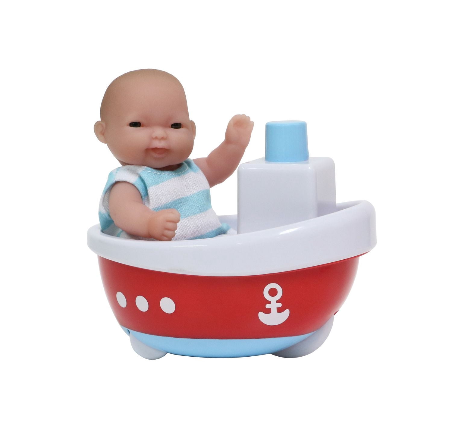 Poupée et bateau Lots to Love Babies en vinyle