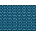 thumbnail image 1 of Ahgly Company Machine Washable Indoor Rectangle Transitional Deep Sky Blue Area Rugs, 2' x 4', 1 of 7