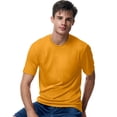 thumbnail image 1 of Hanes Cool DRI TAGLESS Men`s T-Shirt, L, Gold, 1 of 1