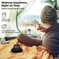 thumbnail image 4 of Sonic Alert SA-SBP100B Sonic Shaker Vibrating Travel Alarm Clock - Black, 4 of 5